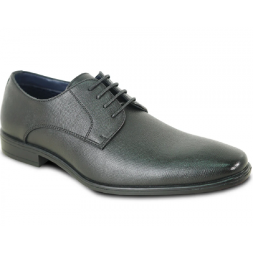 ALLURE MEN Dress Shoe Oxford Formal Tuxedo for Prom & Wedding Black